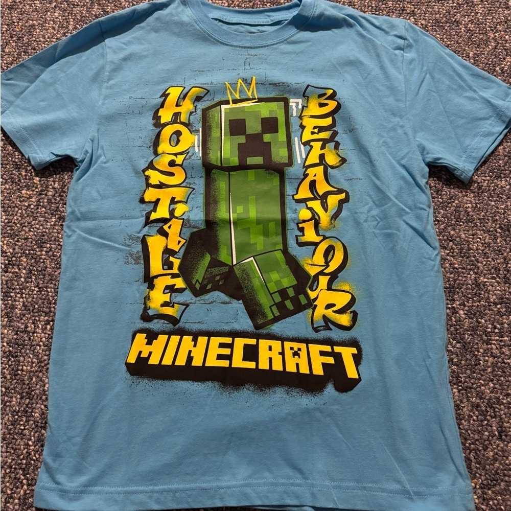 Minecraft Hostile Behavior Graphic T-Shirt